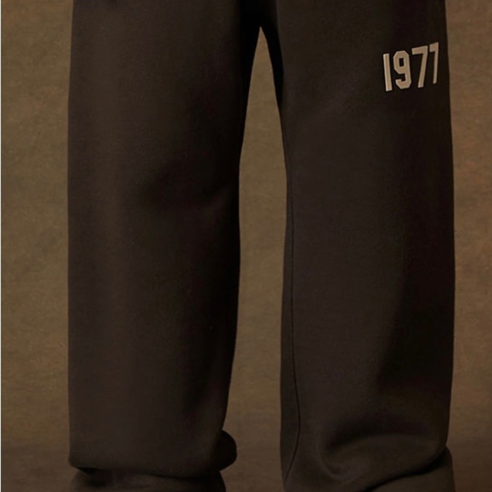 Essentials Fear of God Off-Black Relaxed Sweatpants